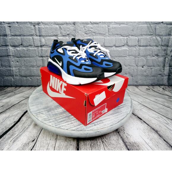 Nike Air Max 200 GS Team Royal/White-Black Youth 5.5Y	Women 7 New In Box - Picture 1 of 9